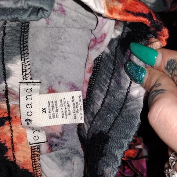 Eye Candy Multi Colored Tie Dyed Hoodie & Jogger Set - Picture 6 of 6